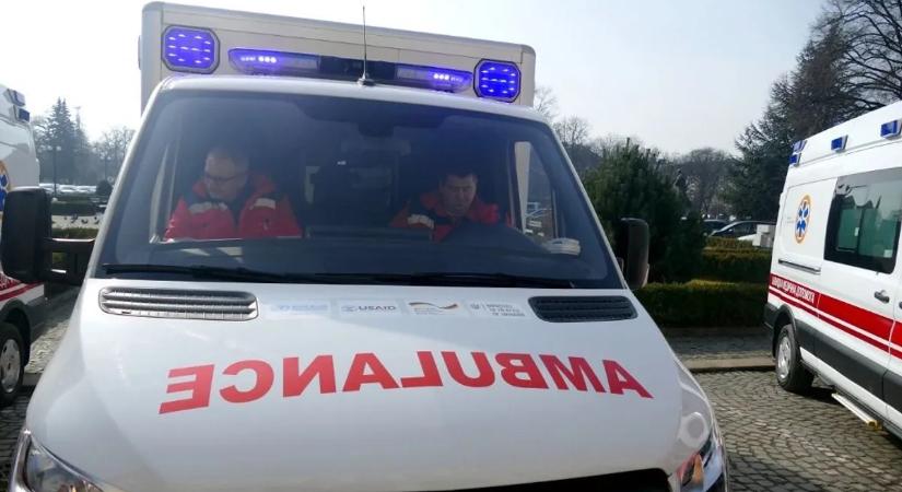 Drón csapott le az ukrán mentősökre