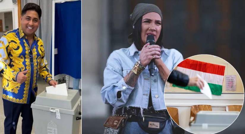 „Indulunk szavazni!” – Tóth Gabi, Kis Grófo és a hazai hírességek a stabilitásra és a biztonságra voksoltak