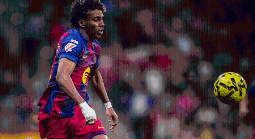 Jubileum, rekord, parádé: Lamine Yamal lábai előtt hever a világ