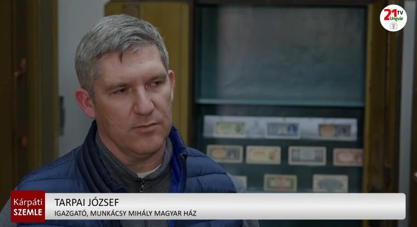 Új bankjegyekkel bővült a Munkácsy Mihály Magyar Ház Bankmúzeumának gyűjteménye (videó)