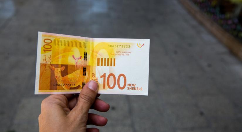 30 éves csúcson az izraeli sékel