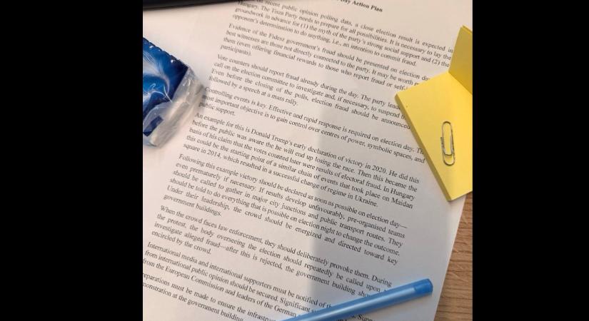 Korai győzelem, utcai akciók, erőszak? Súlyos állítások egy kiszivárgott tiszás iratban