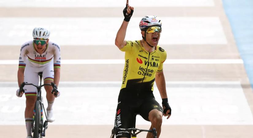 Párizs–Roubaix: Wout van Aert ellopta Pogacar sporttörténelmi pillanatát