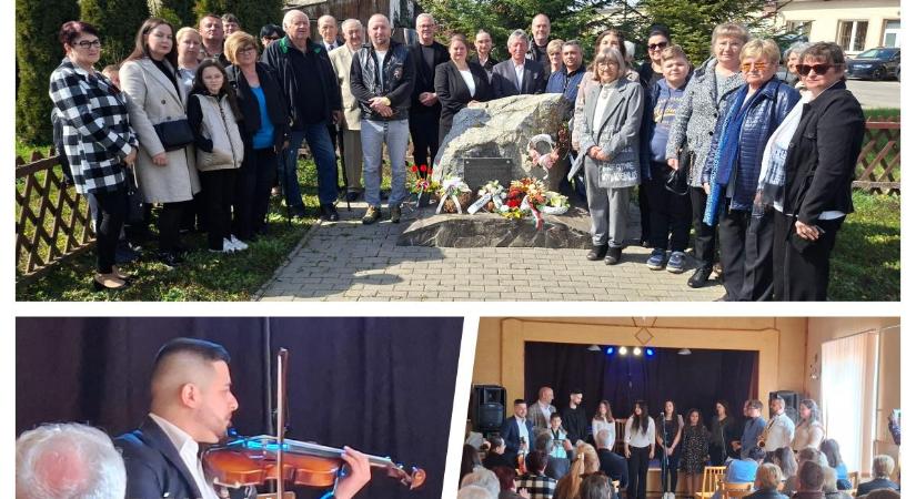 Kitelepítettek emléknapja Balogtamásiban képeken