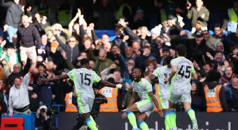 Alig 20 perc alatt hármat lőtt a City a Chelsea-nek
