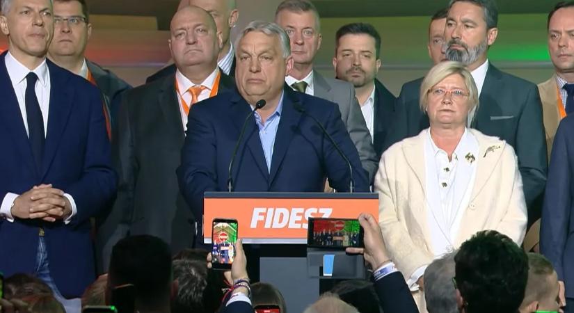 Orbán Viktor: 2,5 millió szavazatot szerzett a Fidesz, mindenkinek köszönjük
