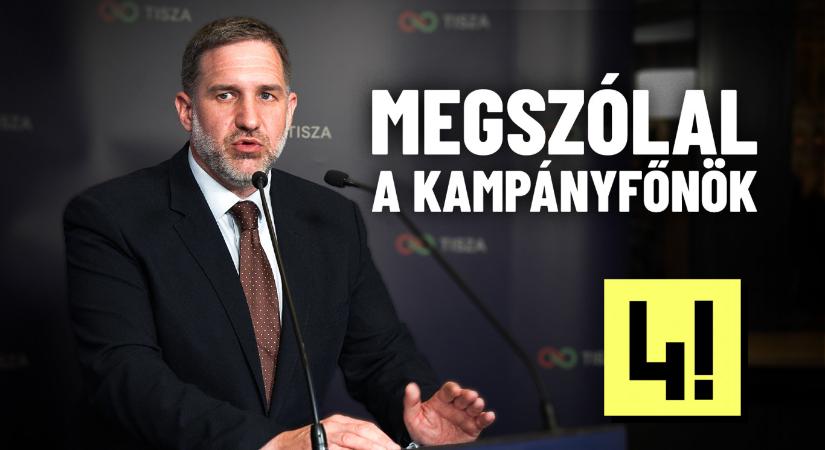 Sokan vitatták, hogy választáson le lehet győzni ezt a rendszert, de úgy tűnik, nem volt igazuk, mondja a Tisza kampányfőnöke
