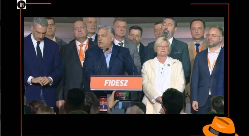 Orbán Viktor beszédben ismerte el vereségét és már gratulált is a győztes Magyar Péternek