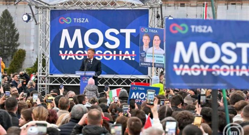 Magyar Péter: a Tisza Párt megnyeri a választásokat