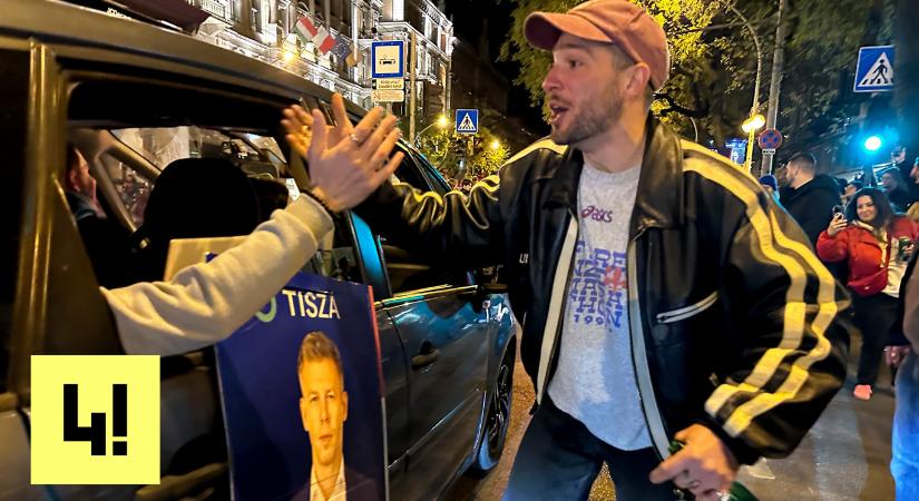 Eufória és népünnepély a Nagykörúton