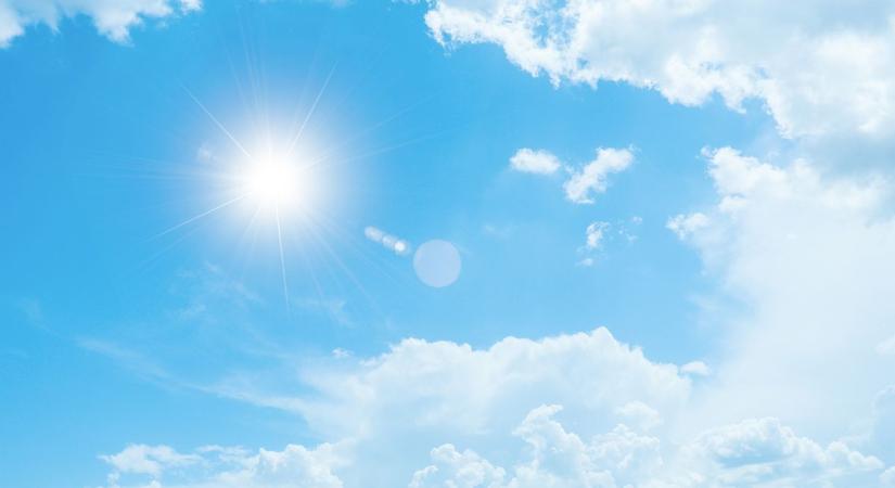 Hétfői időjárás: szűrt napsütés, enyhe meleg