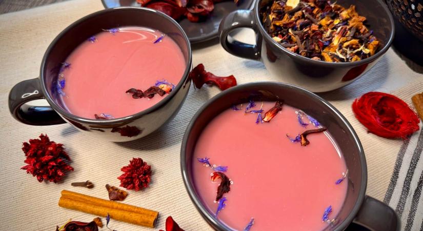 Kashmiri pink chai, avagy kasmíri rózsaszín tea – erre a vendégek is felkapják a fejüket