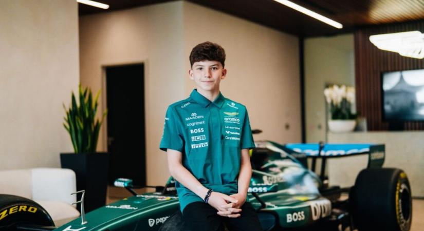 Nagy Roland gokartversenyző az Aston Martin F1-es csapat akadémiájának tagja lett