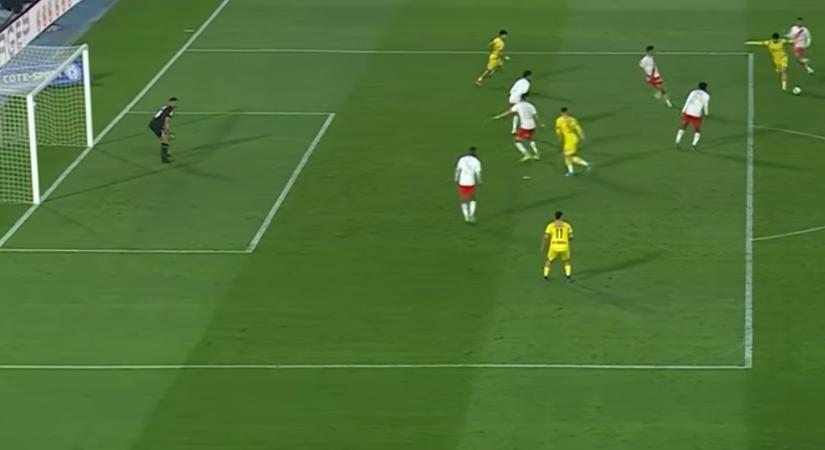 Komoly jelölt a Puskás-díjra: a tizenhatoson kívülről rabonázott győztes gólt a védő