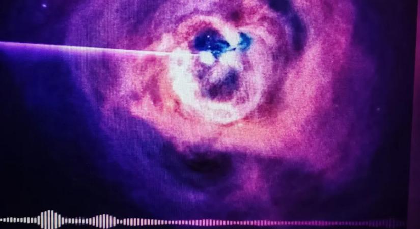 Megszólalt egy fekete lyuk – hátborzongató felvételek