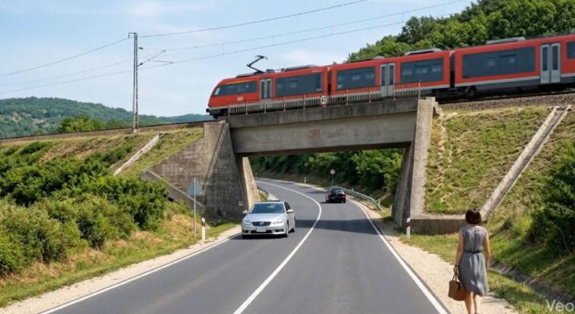 Így dübörögne ma a vonat a Balaton felé: életre kelt az elveszett veszprémi vasút (videó)
