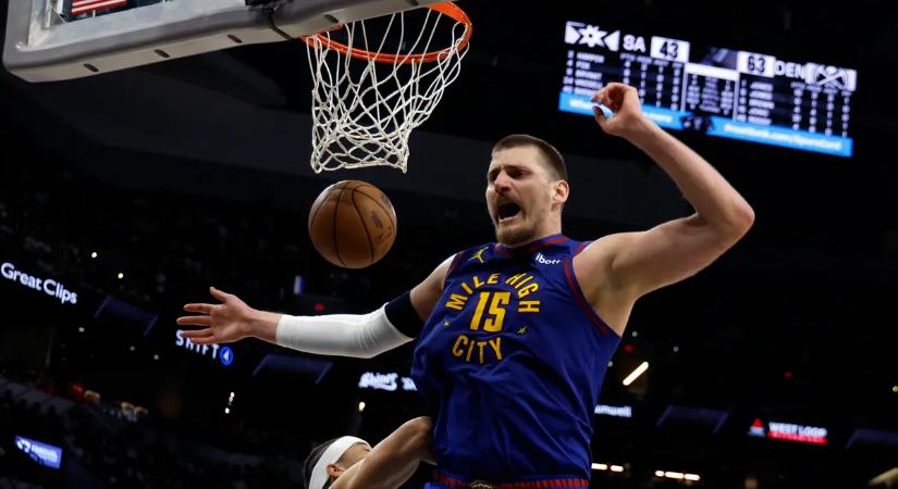 NBA: a Denver befutott harmadiknak Nyugaton, a Toronto csípte el a keleti ötödik helyet