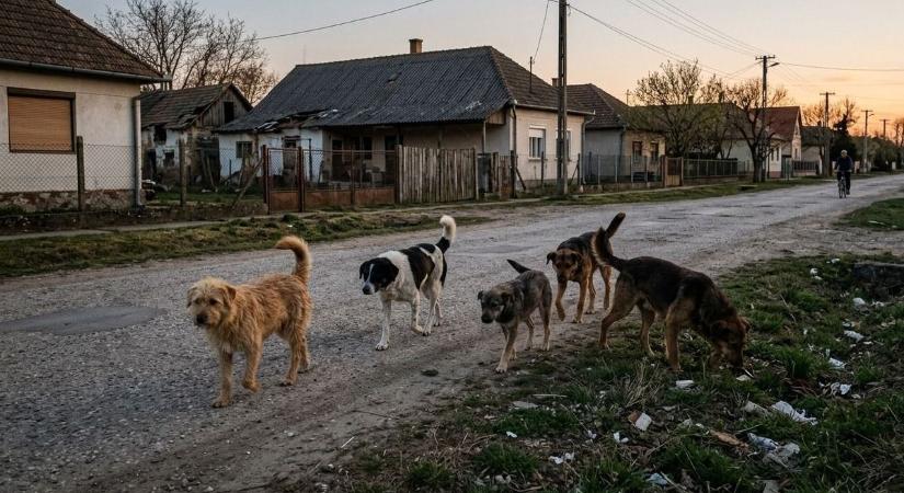 „Tetten kell érni a kutyát, hogy történjen valami” – Már a biciklisekre támadnak a falkák Tiszapüspökiben
