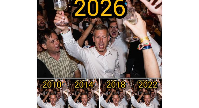 Ötödik választási győzelmét ünnepli Magyar Péter