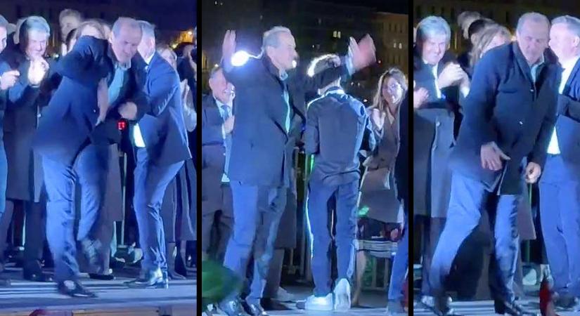 Magyar Péter győzelmét ünnepelte Budapest, az egészségügyi tárca várományosa is táncolra perdült