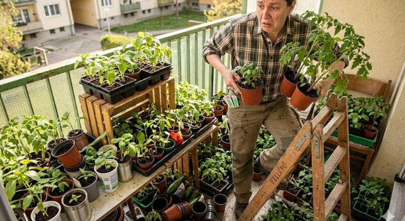Palántát vettél, de még nincs terved? Így ne legyen a teraszodból ideiglenes zöldségmenekülttábor