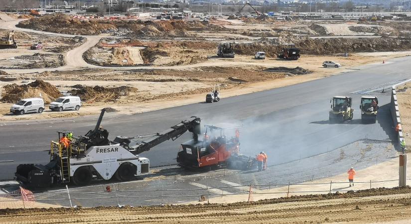 Még kész sincs, de máris baleset volt az új F1-pályán