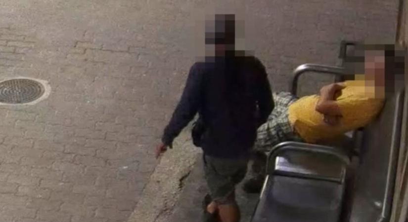 Padon alvó férfit zsebeltek ki a győri pályaudvaron - Videón mutatjuk