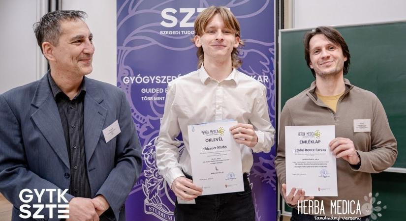Bolyais győzelem Szegeden: Ekbauer Milán nyerte a Szegedi Tudományegyetem országos versenyét