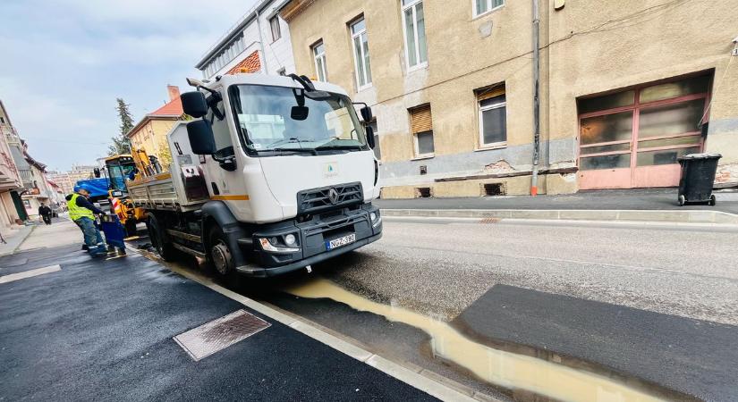 Csőtörés Zalaegerszegen – már dolgoznak a hiba elhárításán