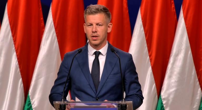 Magyar Péter nemzetközi sajtótájékoztatója