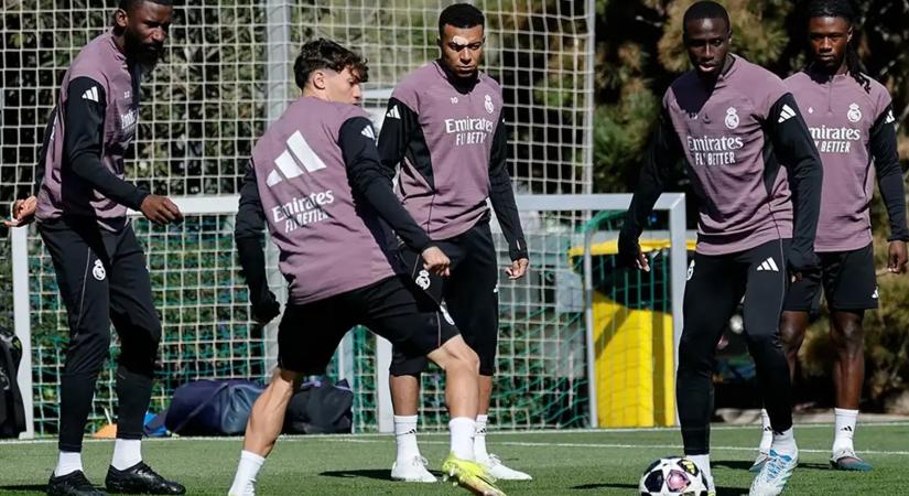 Mbappé fejsérülése rendben – a csapattal edzett a BL-visszavágó előtt