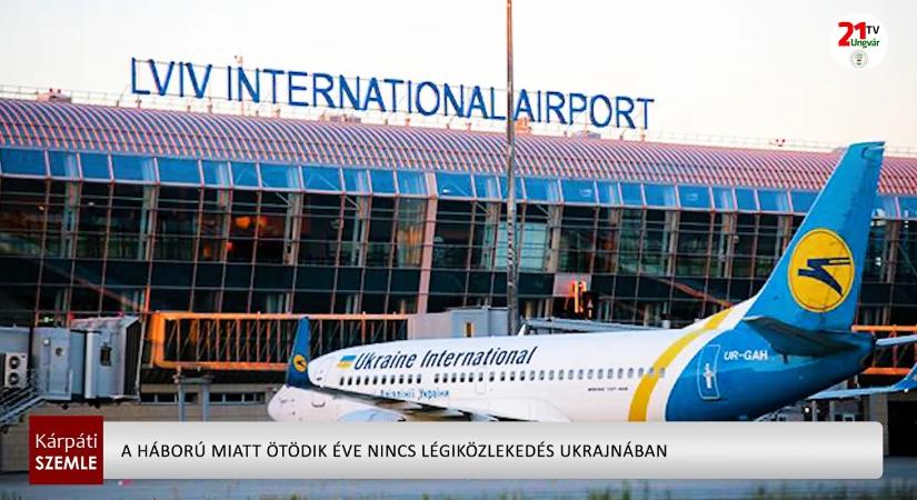 A háború miatt ötödik éve nincs légiközlekedés Ukrajnában (videó)