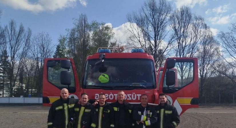 Kitettek magukért a baranyai tűzoltók, de végül nem fértek fel a dobogóra