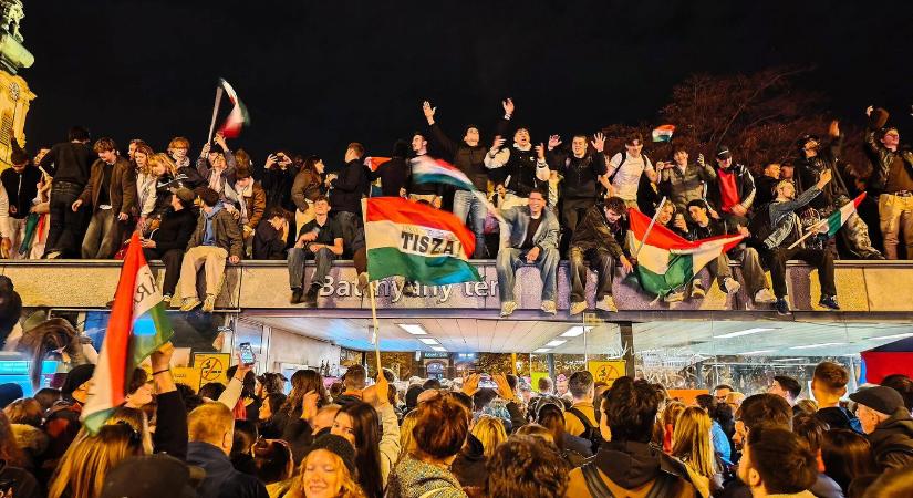 Rendkívüli jeleneteket videóztak Budapesten a választások után, csak kapkodjuk a fejünket