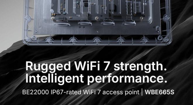 Strapabíró WiFi 7 hozzáférési pont, zord ipari környezetekhez