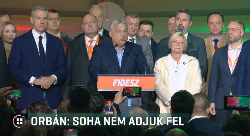 Orbán: Soha nem adják fel – megosztó reakciók a vereség után