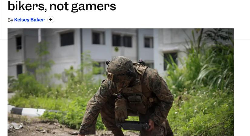 Business Insider: az Egyesült Államokban elismerték, hogy a legjobb drónpilóták a motorosok