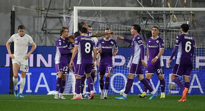 Legyőzte a Laziót, nyolc pontra a kiesőzónától a Fiorentina