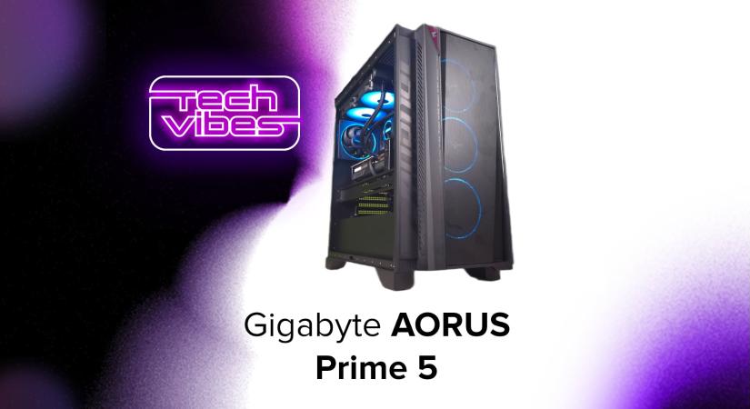 Előre összeállított gamer gép egymillió forintért - Gigabyte Aorus Prime 5 - Tech Vibes