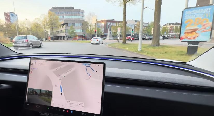 Érkeznek az önvezető Teslák videói Hollandiából