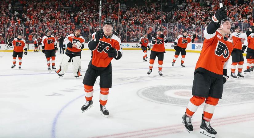 NHL: elkelt a rájátszás utolsó három szabad helye, nagy ünneplés volt Philadelphiában