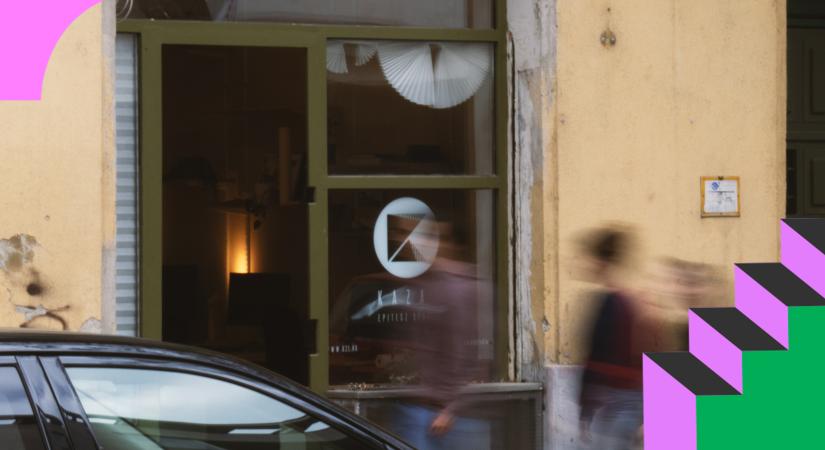 Építésziroda a kirakatban