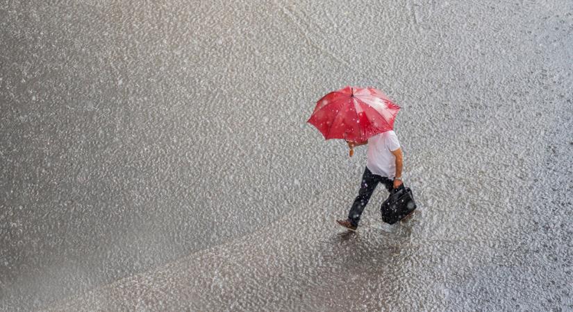 Elsőfokú riasztást adtak ki heves zivatarok veszélye miatt egyes dunántúli területeken