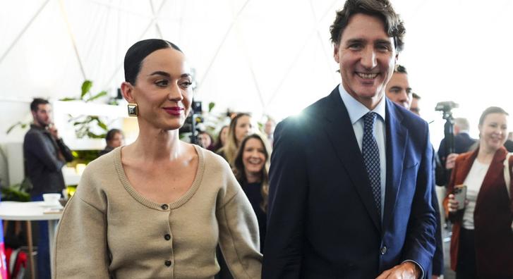 Így romantikázott a Coachella fesztiválon Katy Perry és Justin Trudeau