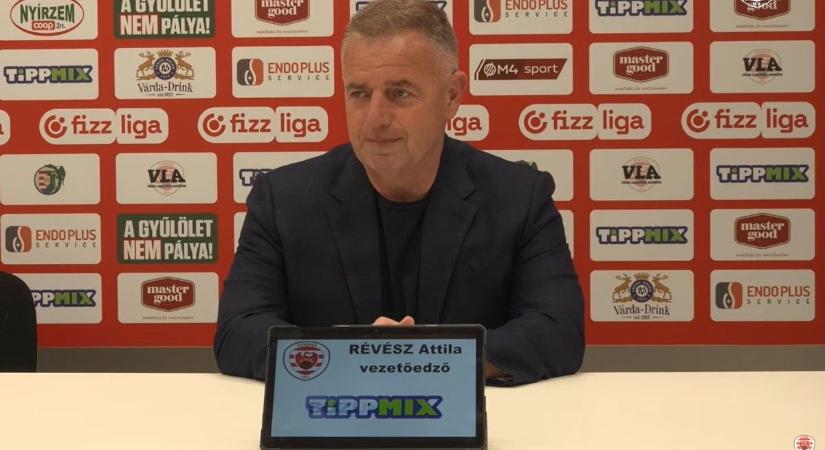 Révész Attila most sem hazudtolta meg önmagát, egy mondatban dicsérte és dorgálta le csapatát (videóval)