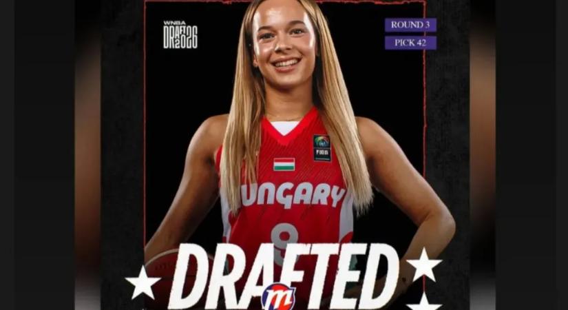 Újabb magyar kosarast draftoltak a világ legerősebb női ligájába