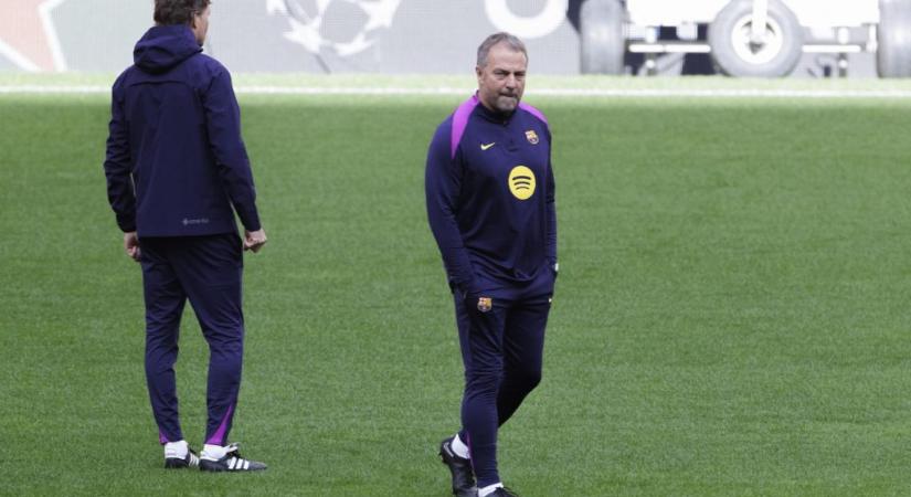Még csak elkezdte az edzést a Barca a BL-rangadó előtt, az edző máris panaszt tett az UEFA-nál