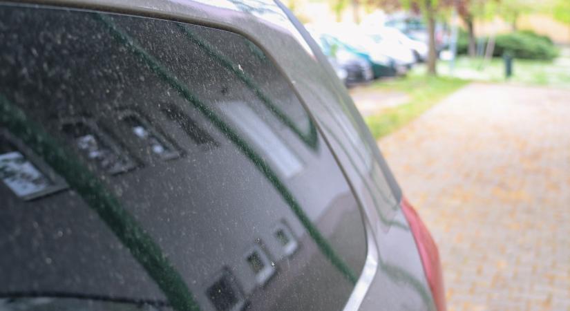 Szaharai por, saras eső