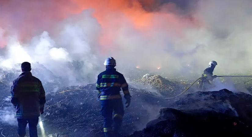 Tűz ütött ki a csapi hulladéklerakón