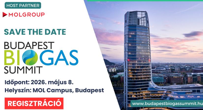 Beindul a biogázpiac – A szektor legfontosabb szereplői gyűlnek össze a 2. Budapest Biogas Summit-on